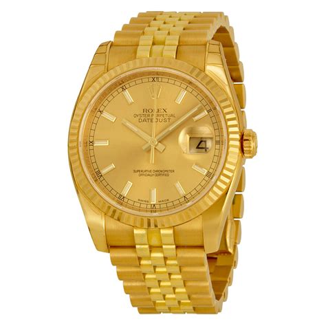 how much gold is in rolex datejust|Rolex Datejust yellow gold price.